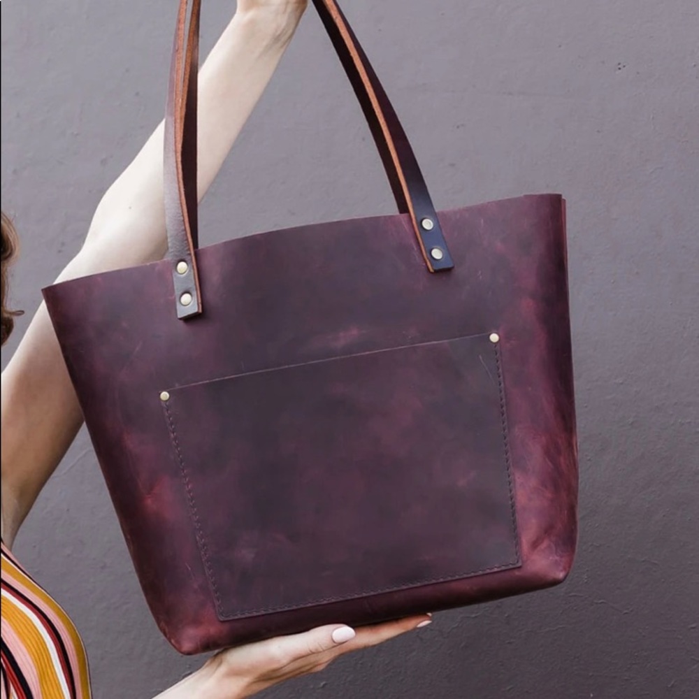 Large Portland Leather Tote